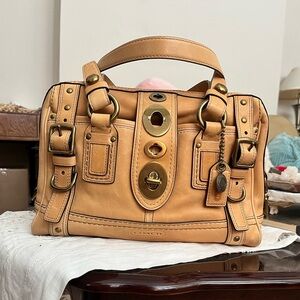 2007 Coach’s 65th Anniversary Coach Legacy Satchel Camel Leather